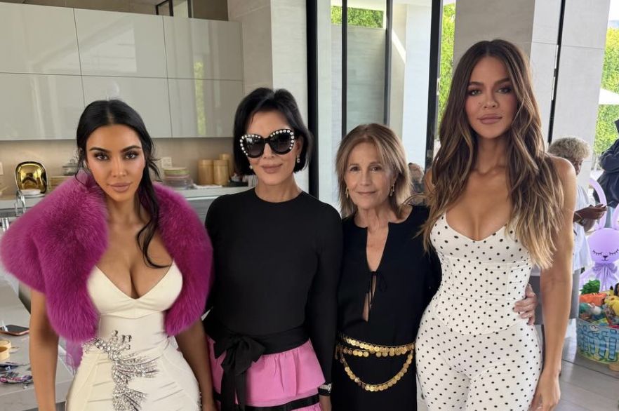 Kim Kardashian Celebrates Easter in a $9,500 Vintage Dress First Worn by Cindy Crawford 24 Years ago