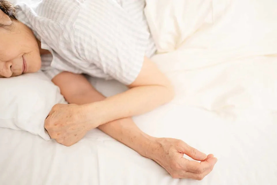 Stock image of an elderly woman nappingCredit: Getty