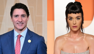 Katy Perry and Justin Trudeau dance to Justin Bieber at Coachella
