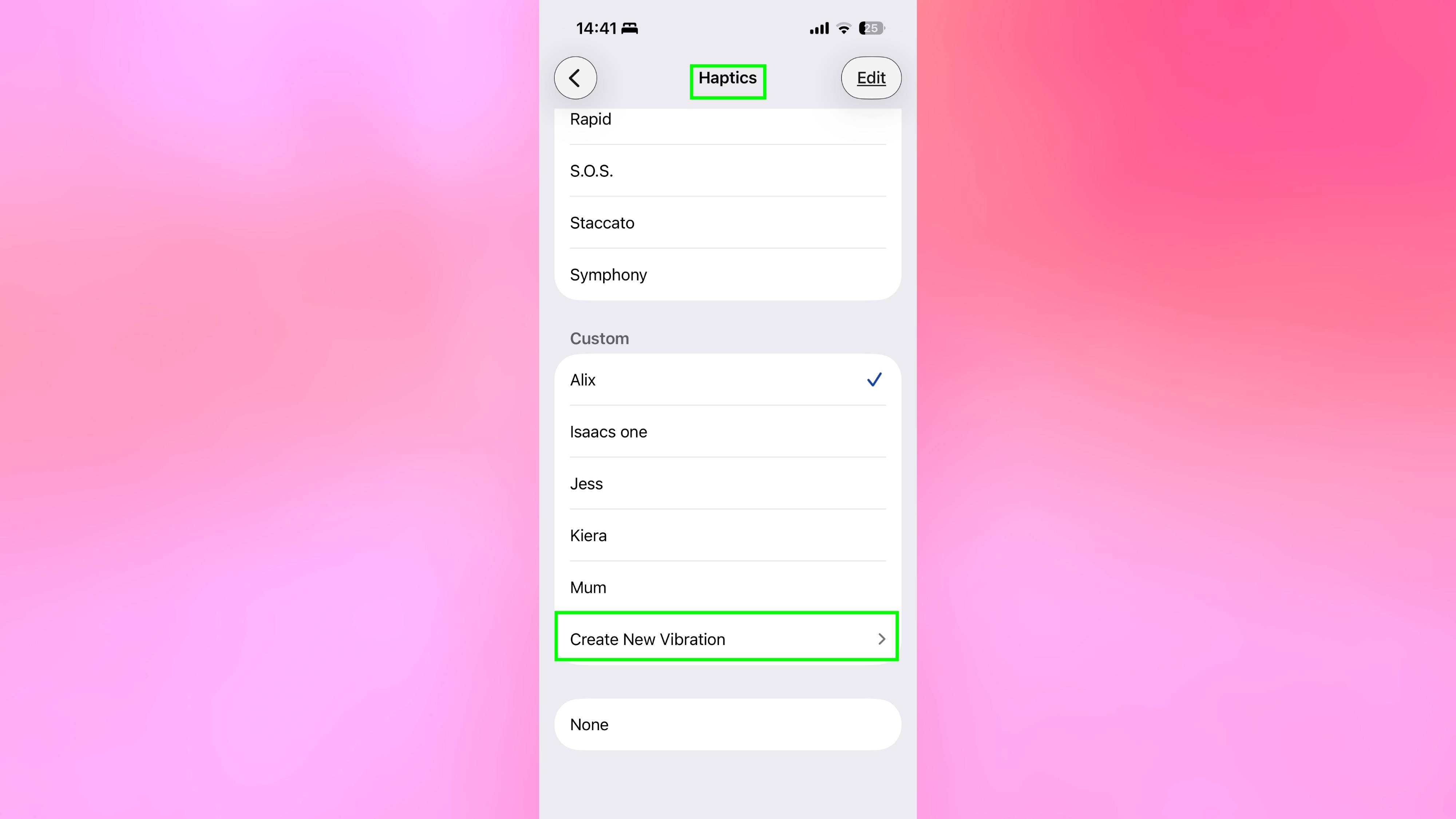 How to set up new vibration haptics on iPhone