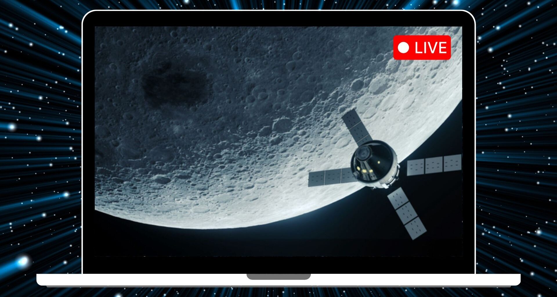 Watch Artemis 2 fly through space in real time with this telescope livestream