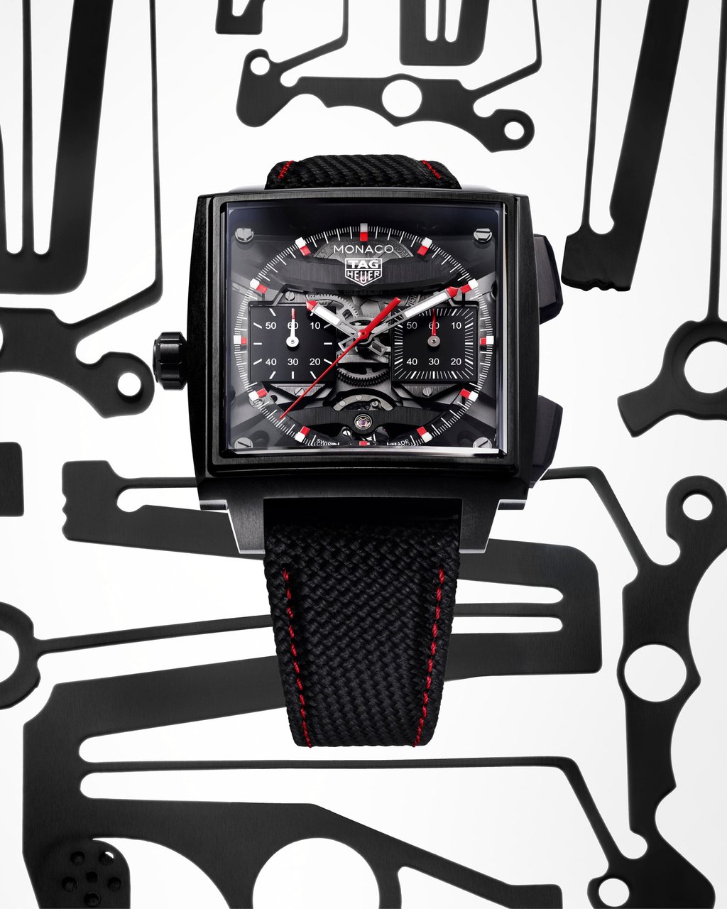 The new Tag Heuer Monaco Evergraph. Photo: Handout