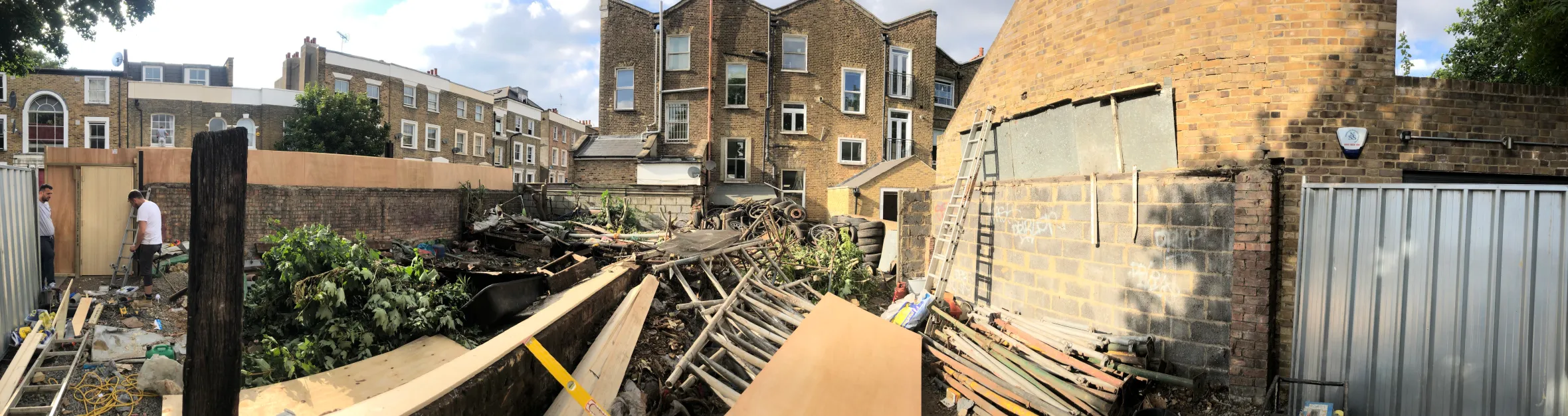 Construction site for Greenview House.