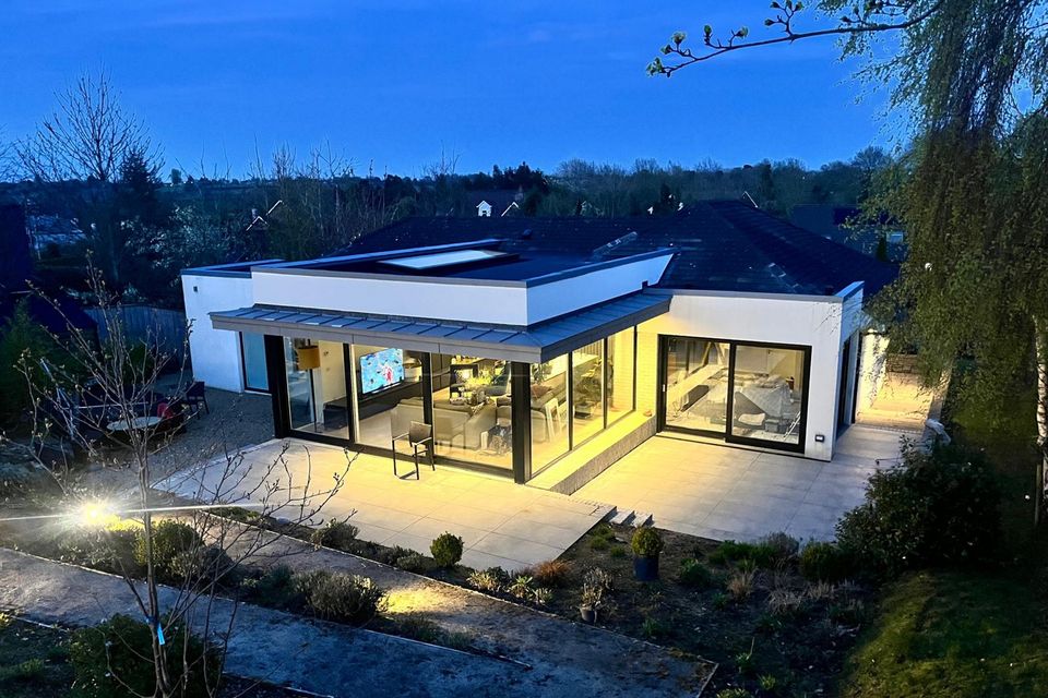 The house at Athgarvan, Co Kildare, renovated by Nessa and David Conlon on 'Room to Improve'. Photo: RTÉ