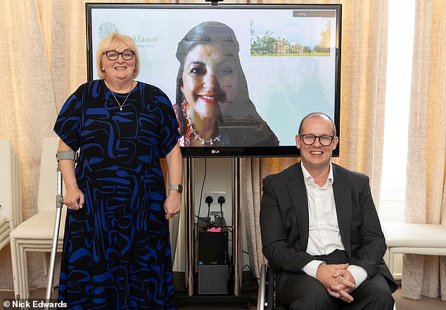 Umbreen David (middle) won £150,000 in last year's Stelios Awards for Disabled Entrepreneurs to enhance accessibility at her care home