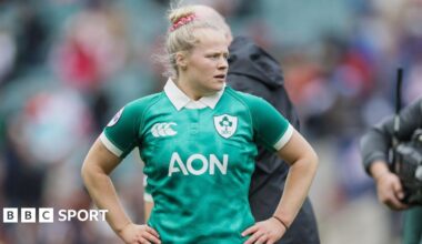 Dannah O'Brien dejected after the game