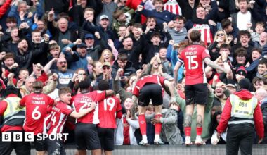 Lincoln City 1-0 AFC Wimbledon: Imps one point from promotion after late Ryan One winner