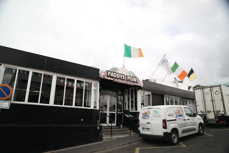 Paddy's Point in Lanzarote, which Gerry Hutch frequents. All photographs: Enda O'Dowd