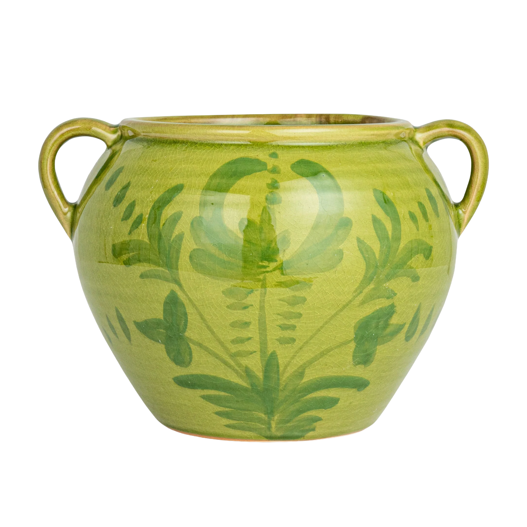 Carrow Decorative Vase in lime green