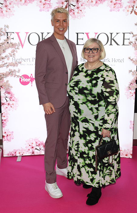 Keith Monahan and Carmel Breheny at An Evening with EVOKE at the Herbert Park Hotel in Ballsbridge, Dublin. Pic: Brian McEvoy