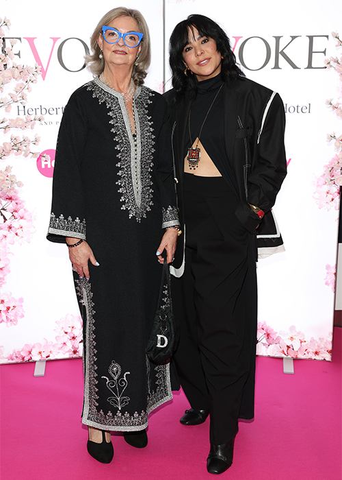Claire Farrell and Zahra Barazandeh at An Evening with EVOKE at the Herbert Park Hotel in Ballsbridge, Dublin. Pic: Brian McEvoy
