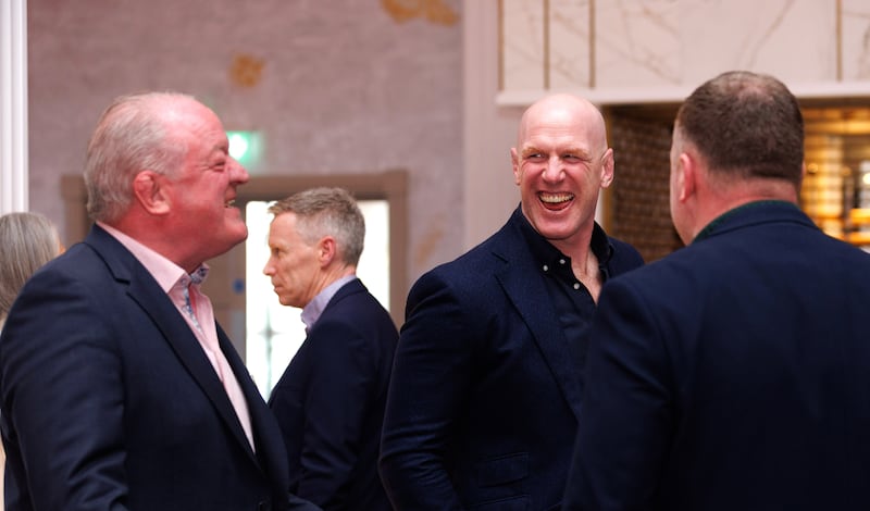 Mick Galwey and Paul O’Connell and a gala event in Cork this month marking the 20th anniversary of Munster's first Heineken Cup triumph. Photograph: Tom Maher/Inpho