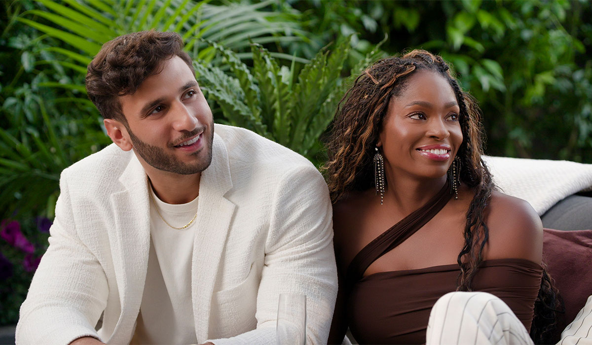 Chris Dahlan, Leah Woolfolk in Age of Attraction. Pic: Netflix