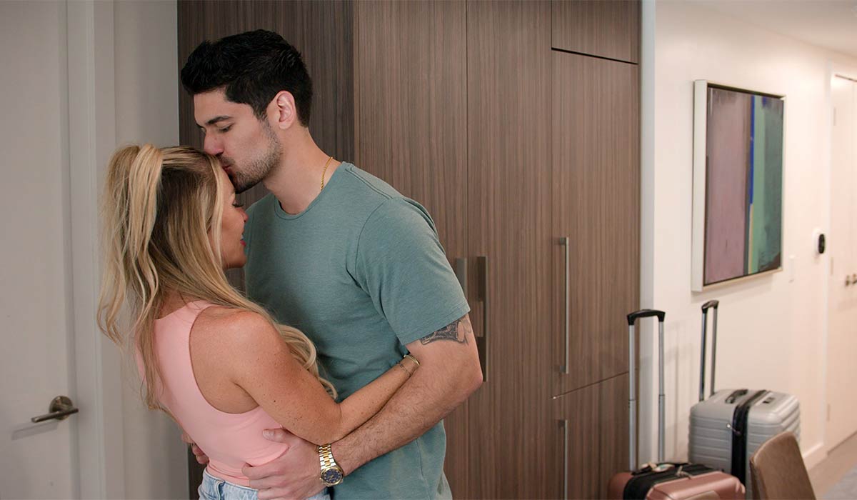 Vanessa Drozda, Logan Goodrid in Age of Attraction. Pic: Netflix