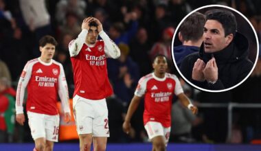 Shocking Mikel Arteta stat signals biggest bottle job yet