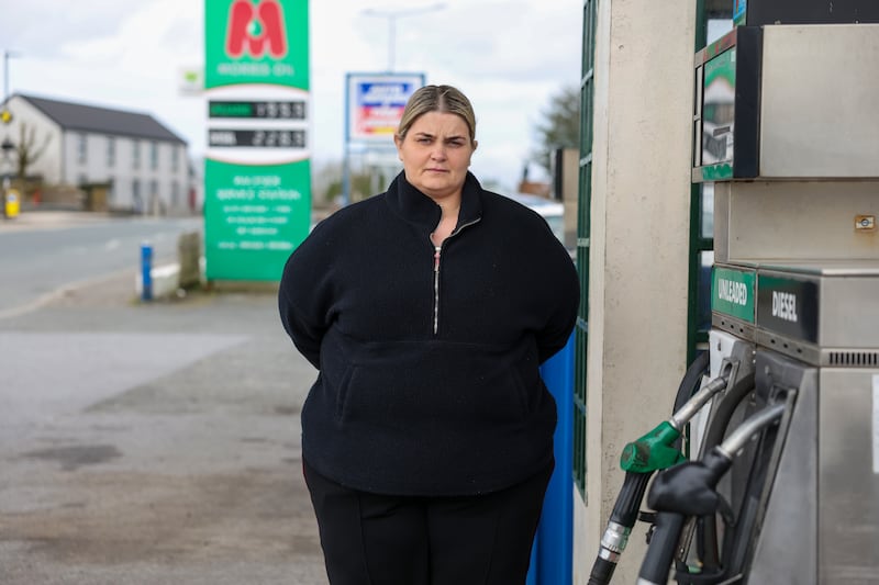 Mary Burke's filling station just outside Cashel in Co Tipperary has been forced to sell fuel at a loss as costs have spiralled. Photograph: Enda O'Dowd