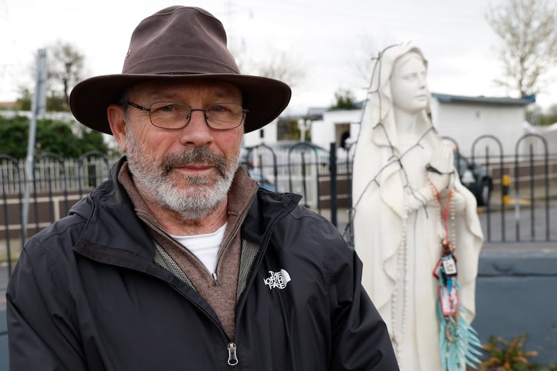 Ballyfermot Traveller Action Group co-ordinator Shay L'Estrange says the community will not let the site become unlivable. Photograph: Nick Bradshaw 