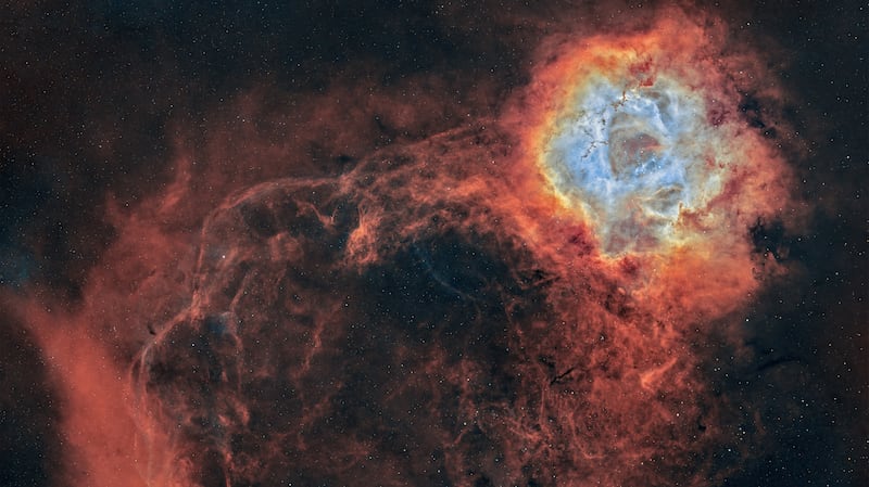 Martin McCormack took home the Out of this World Deep Sky prize for his shot, Winter Nebula in Bloom