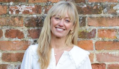 Clodagh McKenna poses to launch the official range of sustainable merchandise on behalf of The Queen's Green Canopy