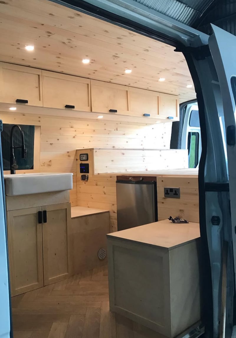 A full Nomad Nester Designs conversion can cost from €25,000 to about €35,000.