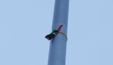 A ‘300-tonne crane’ needed to remove Palestinian flag from Dublin Spire – The Irish Times