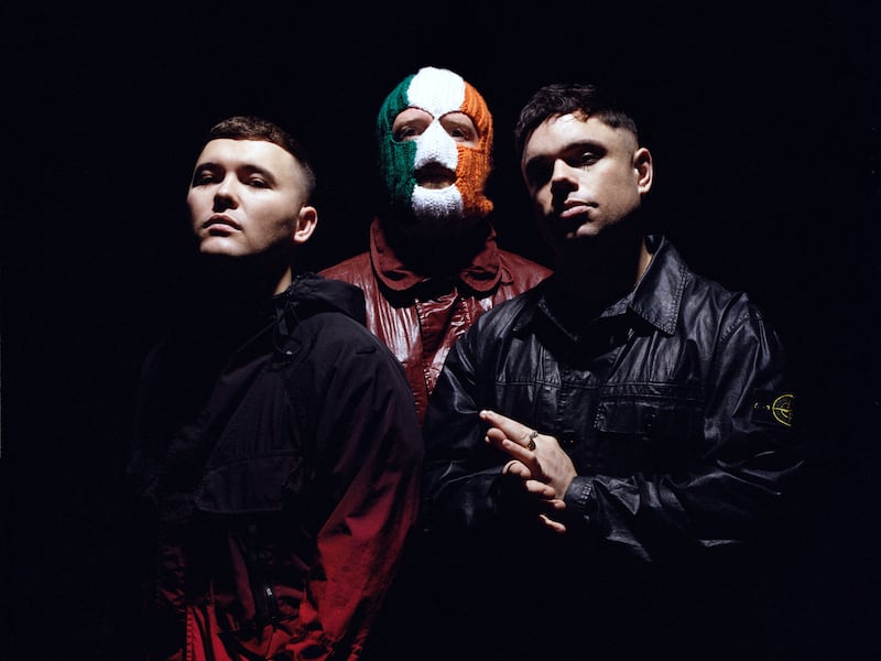 Kneecap: Mo Chara, DJ Próvaí and Móglaí Bap. Photograph: Tom Beard