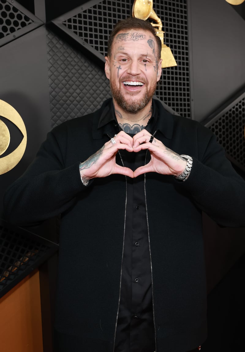 Jelly Roll attends the 68th Grammy Awards on February 1, 2026.