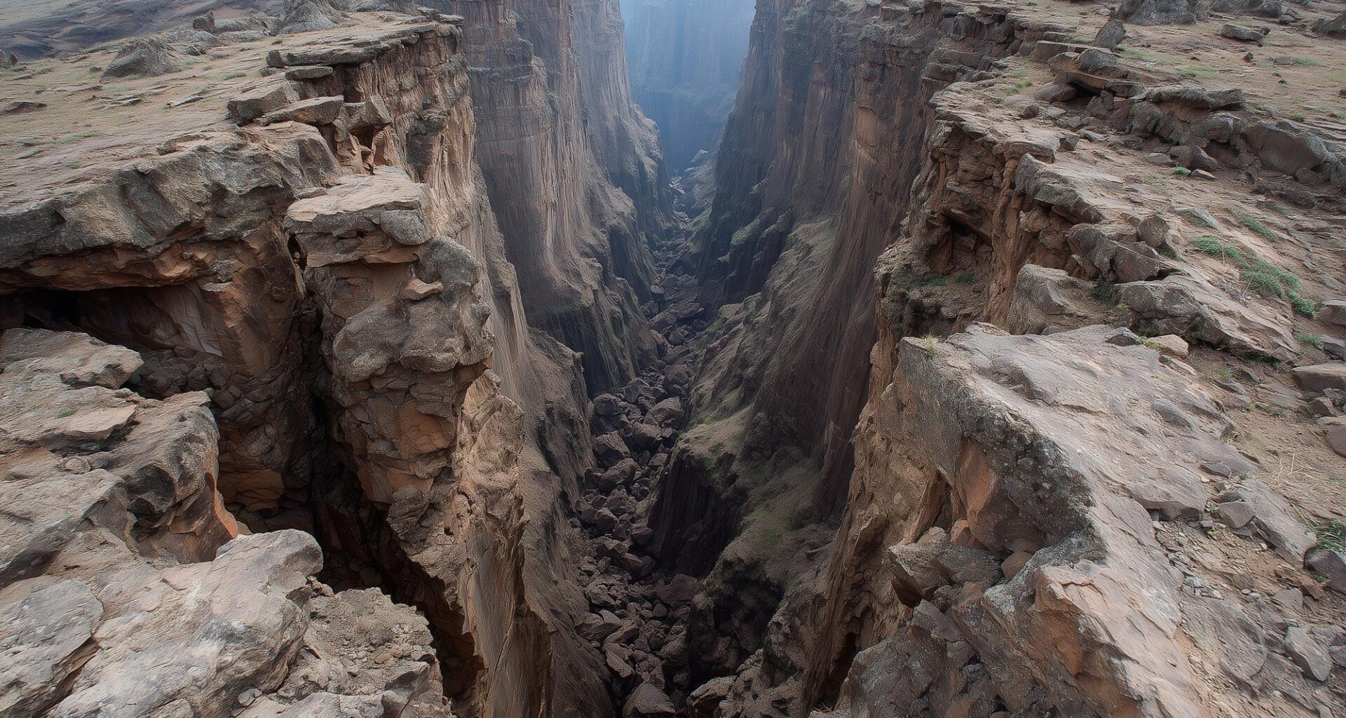 Continental Rift Earth Splitting Apart