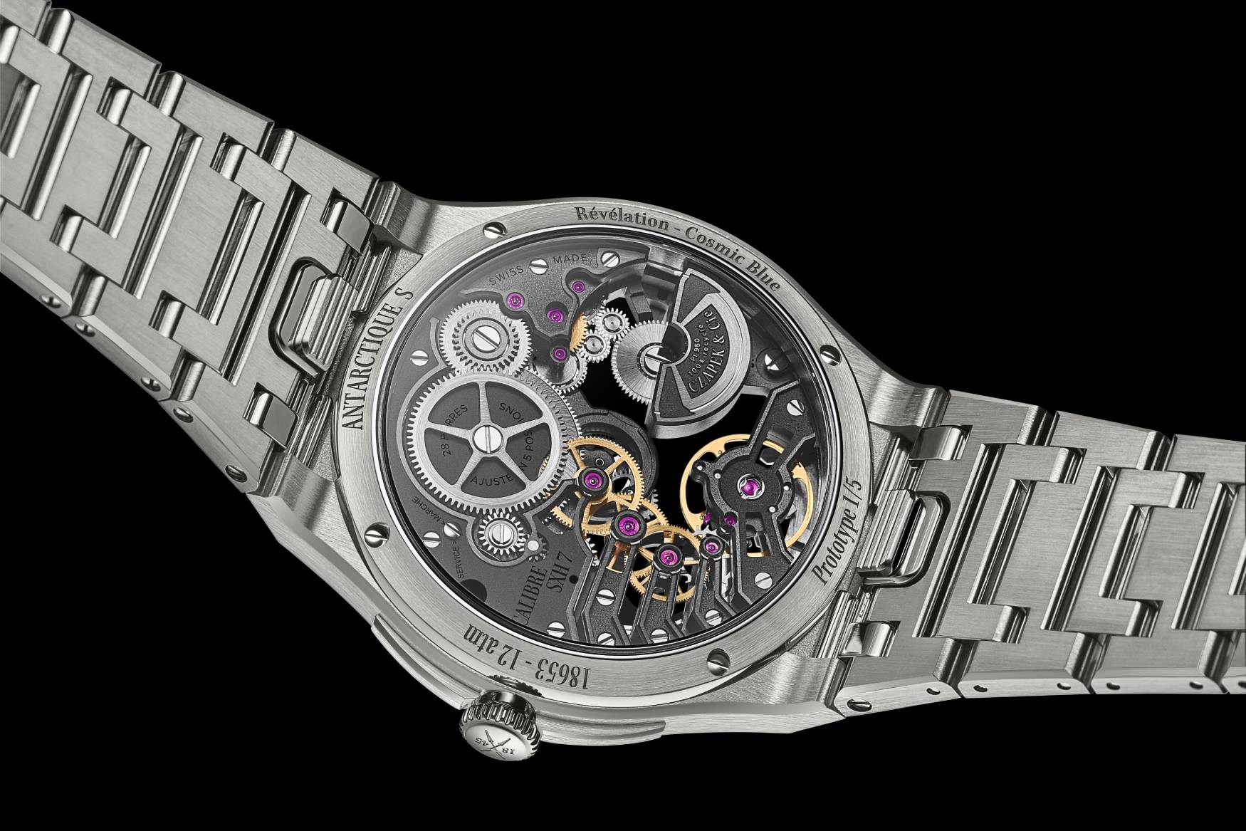 Czapek Antarctique S Révélation Cosmic Blue BACK