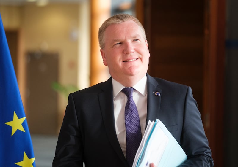 EU Commissioner for Democracy, Justice, the Rule of Law and Consumer Protection Michael McGrath. Photograph: Thierry Monasse/Getty