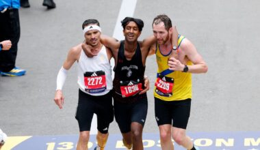 Co Down runner helps man who collapsed to finish Boston Marathon – The Irish Times