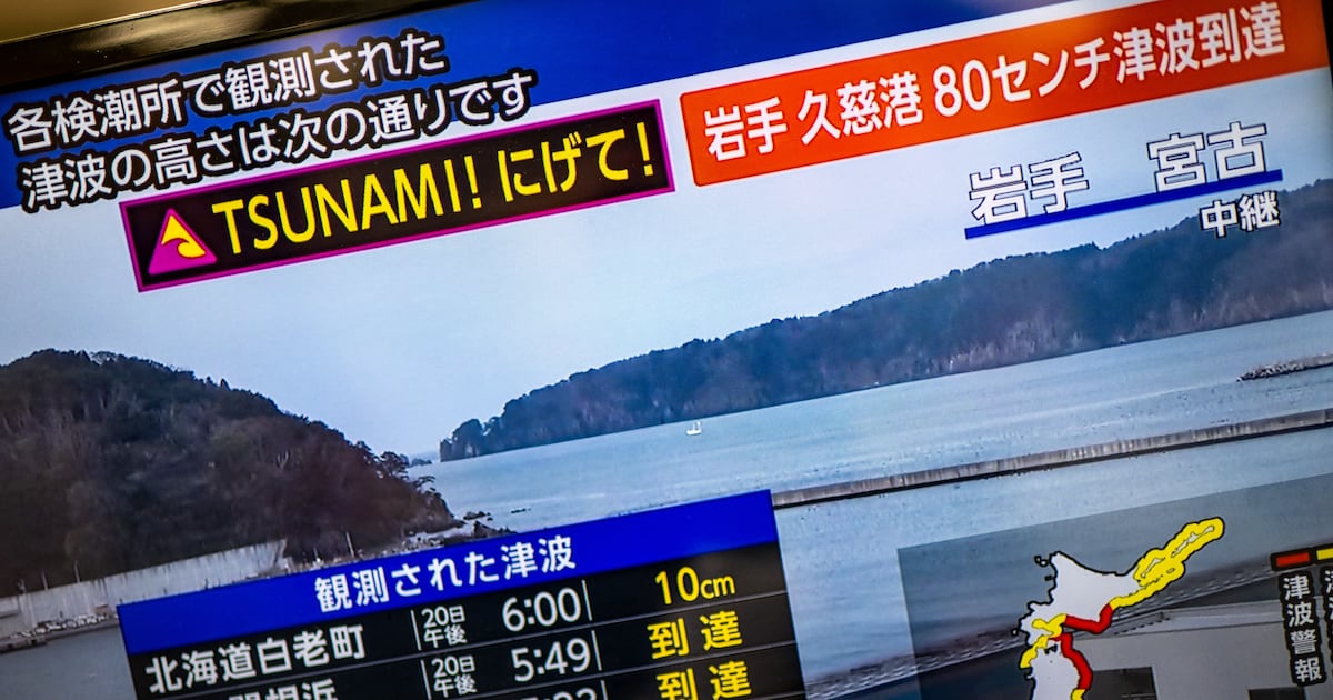 Japan tsunami alert issued following powerful earthquake off northern coast – The Irish Times