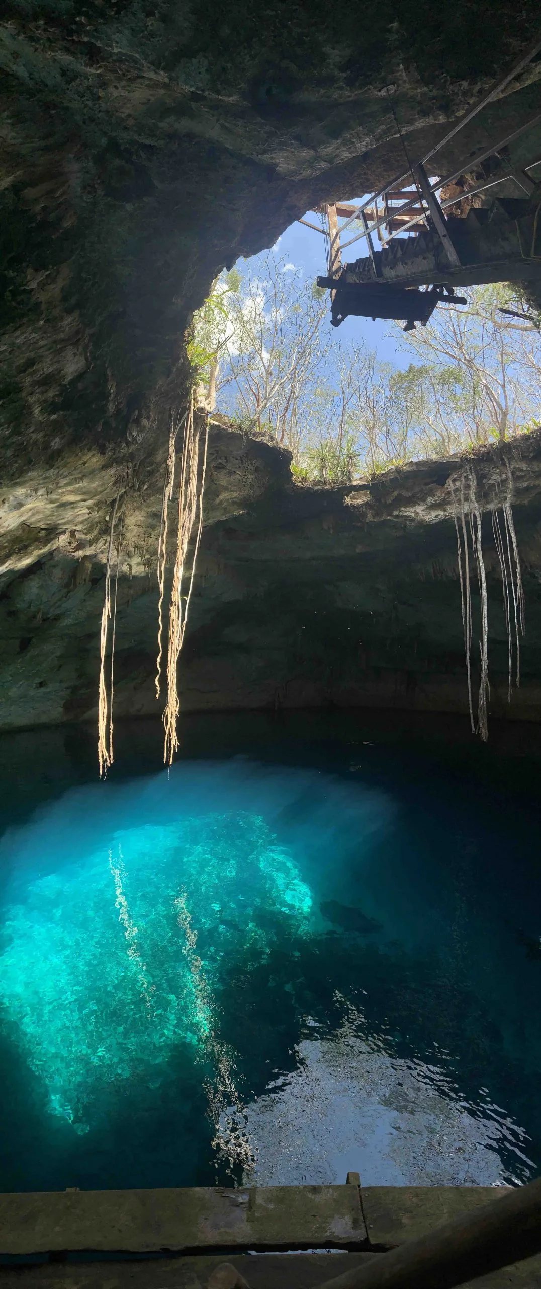 Entrance to a cenote