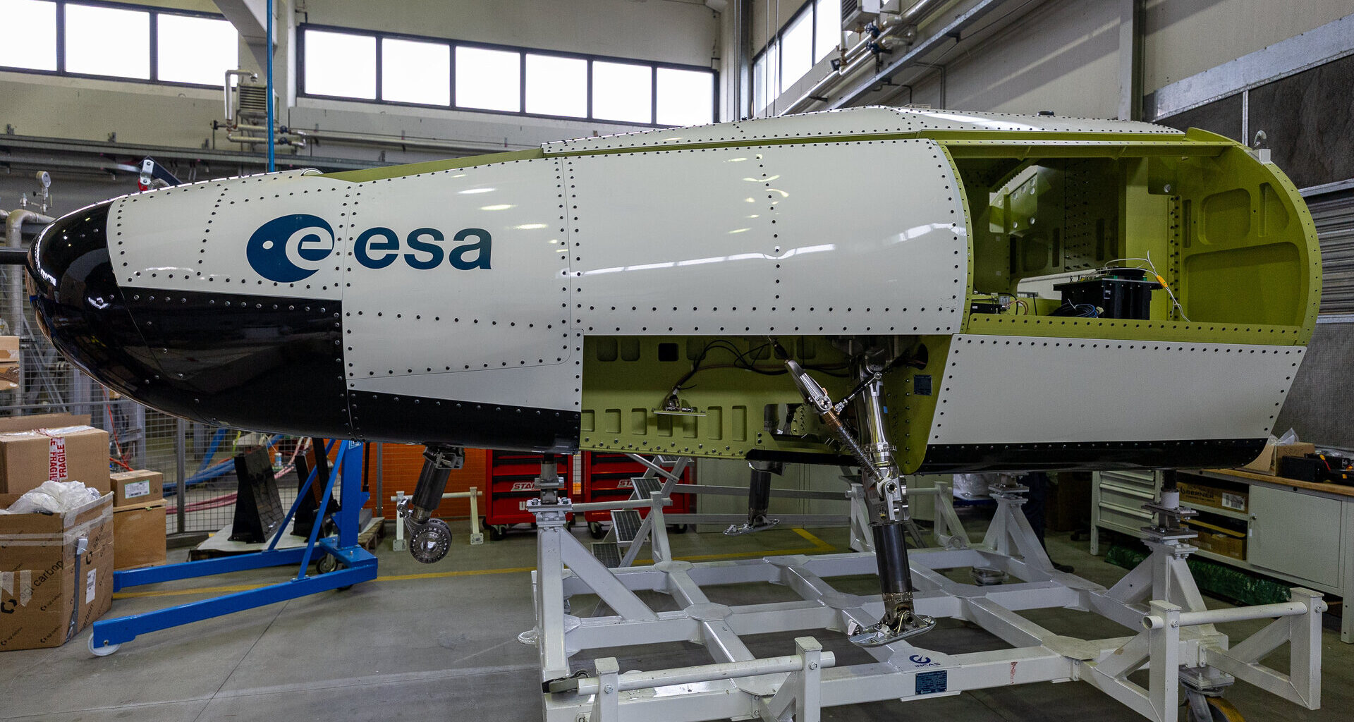 First full-size Space Rider test model assembled