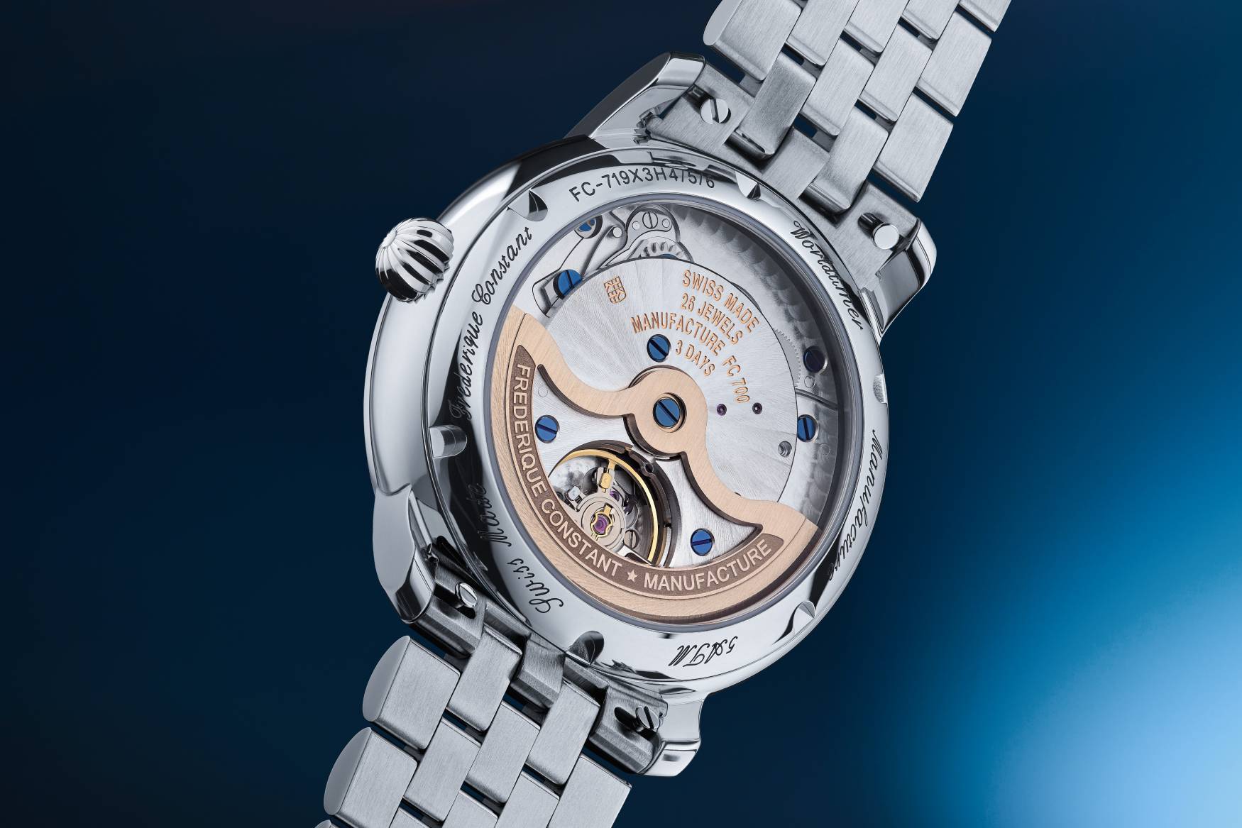 Frederique Constant Classic Worldtimer Manufacture Caseback