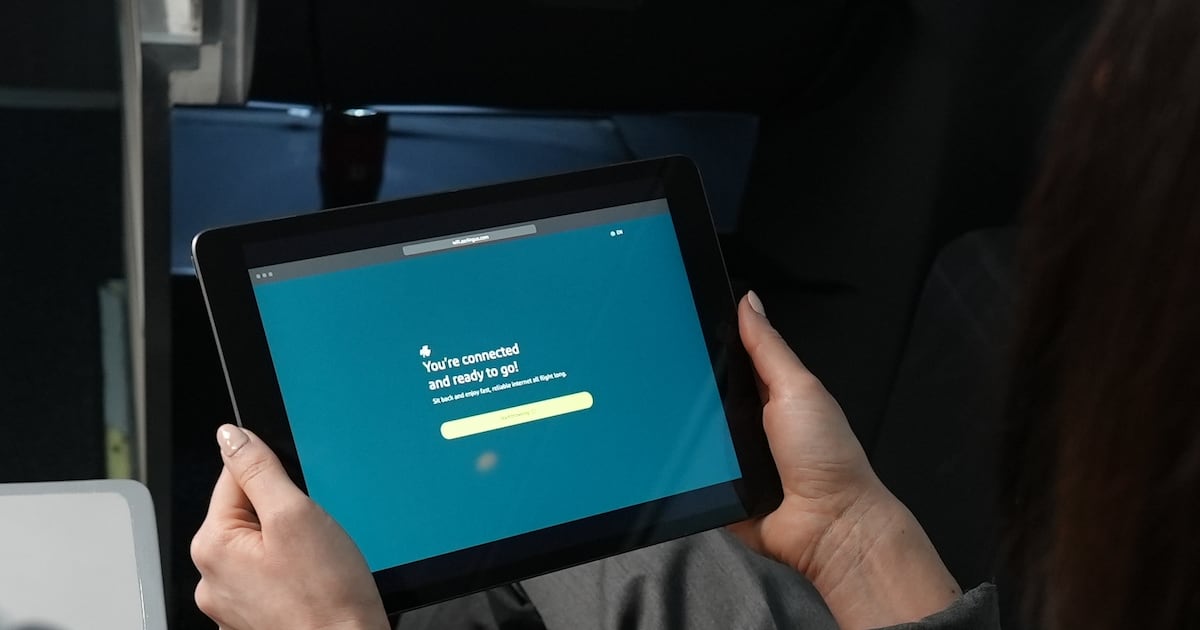 Aer Lingus has begun its free in-flight wifi. Bang goes a rare oasis of tranquillity – The Irish Times