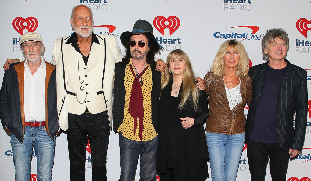 John McVie, Mick Fleetwood, Mike Campbell, Stevie Nicks, Christine McVie and Neil Finn of Fleetwood Mac attend the 2018 iHeartRadio Music Festival at T-Mobile Arena on September 21, 2018. Pic: WireImage