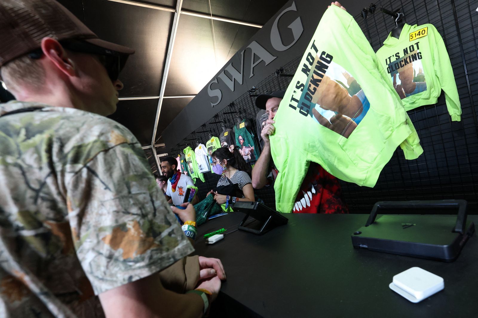 Image may contain Billel Omrani Chris Cutler Computer Electronics Laptop Pc Adult Person People Clothing and Hat