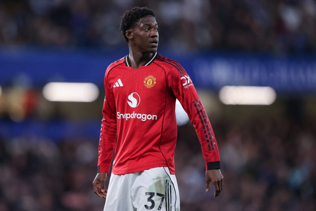 Kobbie Mainoo against Chelsea