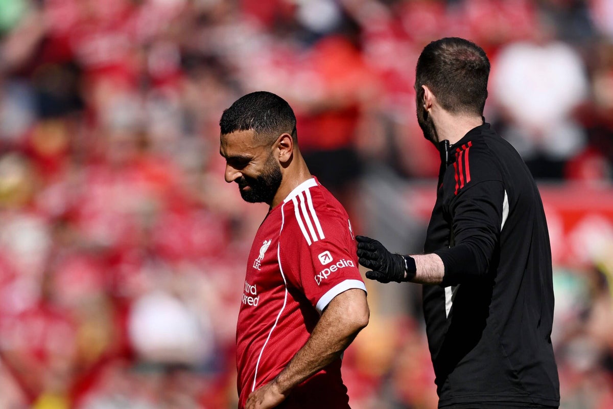 Arne Slot unsure if Mohamed Salah will return for Liverpool after suspected hamstring injury