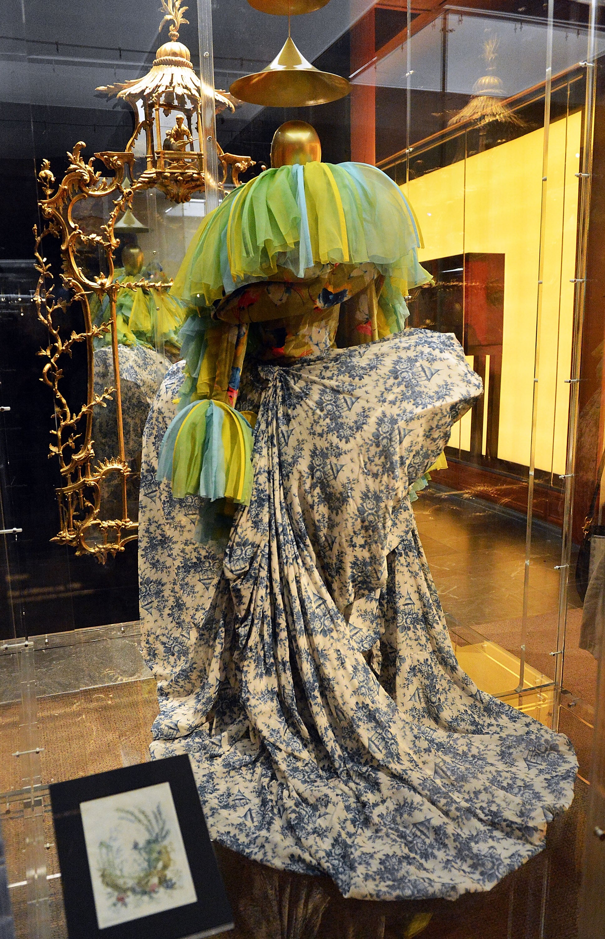 A look from John Galliano’s 2003 Dior collection that featured voluminous silhouettes