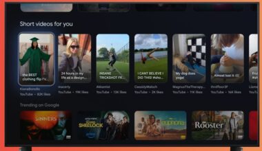 Google TV is getting a dedicated row for YouTube Shorts