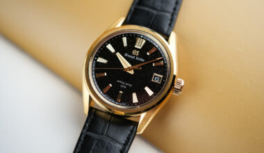 The Gold Grand Seiko Spring Drive UFA SLGB006 Ice Forest at Dawn