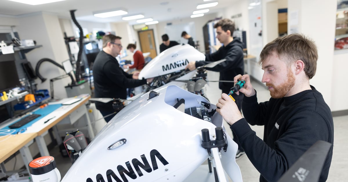 Drone company Manna to create 400 jobs as it announces $50m funding round – The Irish Times