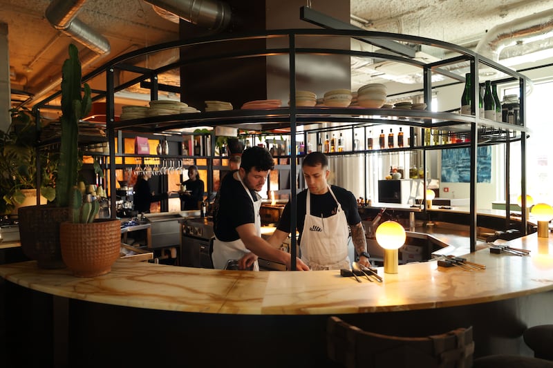 I mean, who puts lobster and prawn oil in a spicy margarita (€16)? Photograph: Alan Betson