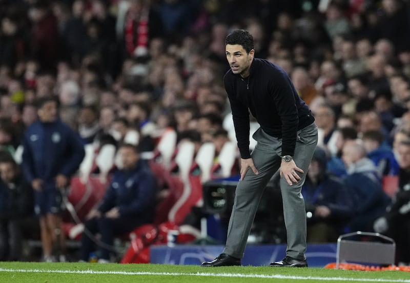 Arsenal head coach Mikel Arteta. Photograph: Nick Potts/PA