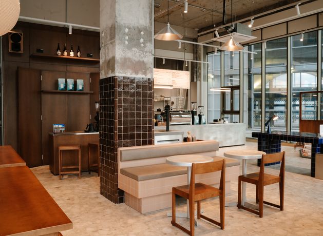 Volumes cafe review: ‘Tasty though they are, the bagels are expensive at this little pocket of urban European cool’