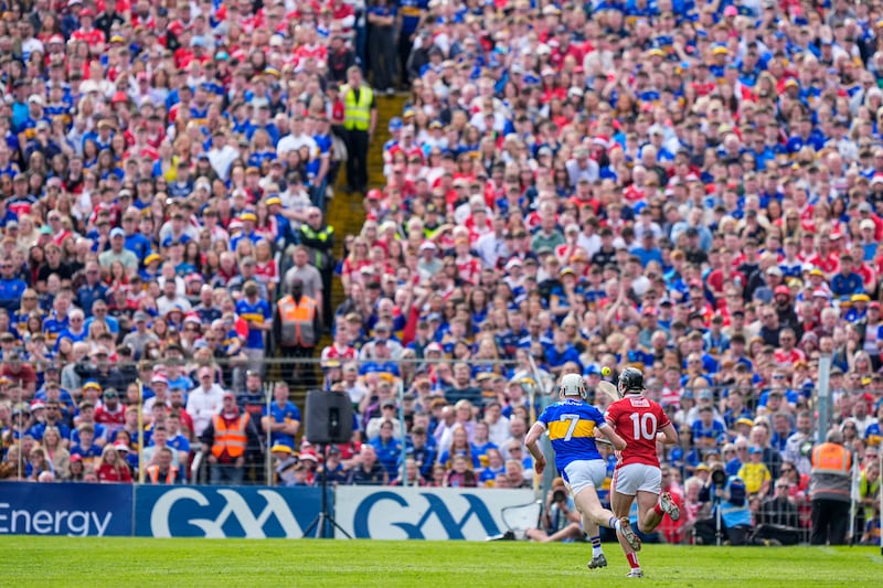 Cork had the last laugh over Tipperary in Thurles on Sunday. Photograph: James Lawlor/Inpho