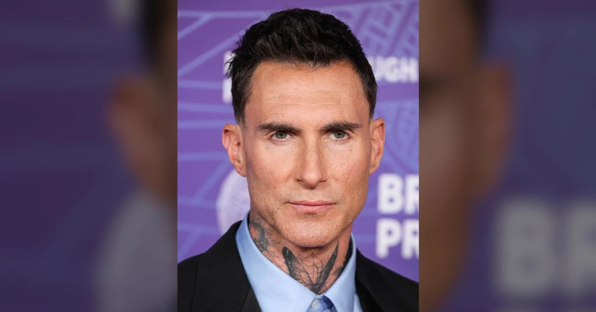 Adam Levine is unrecognizable in rare appearance with wife