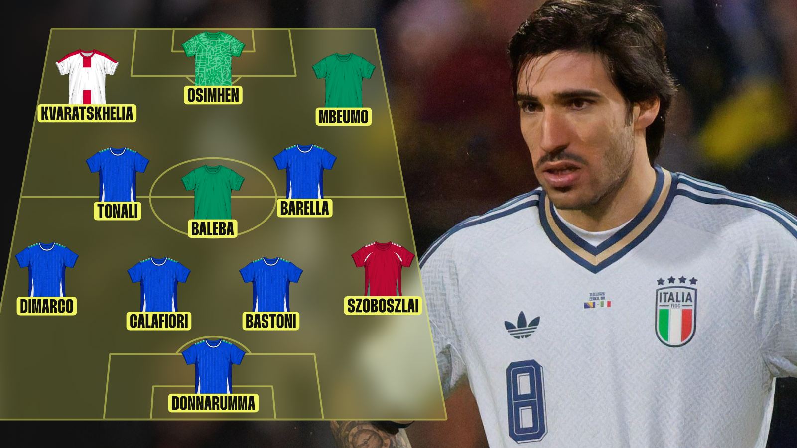Most valuable World Cup absentee XI dominated by Italy after play-off disaster